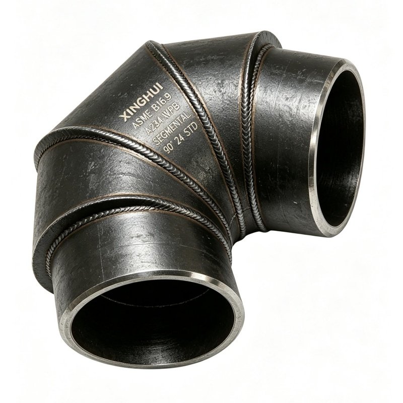 Fabricated Welded Steel Butt Weld Elbows (WPB, WP11, WP22, P91, 16Mn, Q355B)