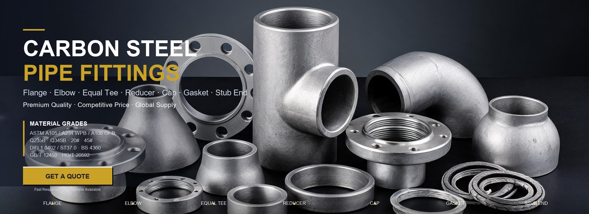 Long Radius Elbow, Butt Weld Pipe Fittings & Forged Steel Flange Manufacturer