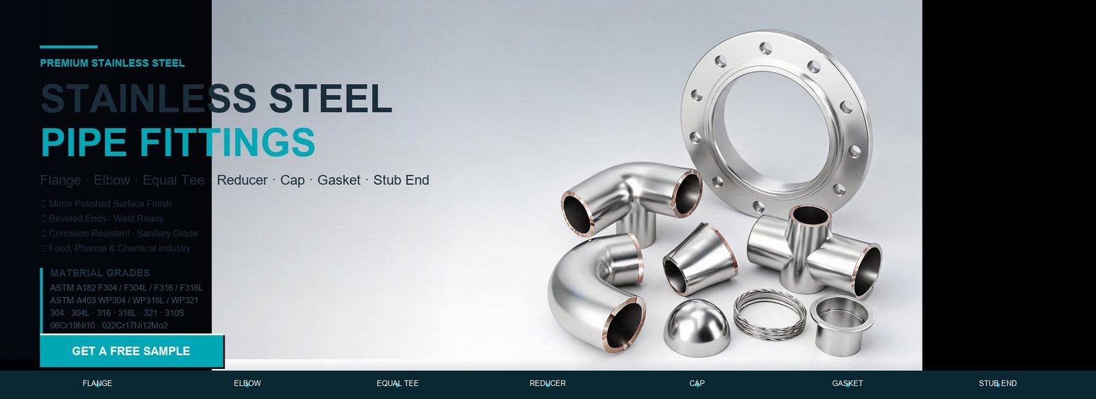 Long Radius Elbow, Butt Weld Pipe Fittings & Forged Steel Flange Manufacturer